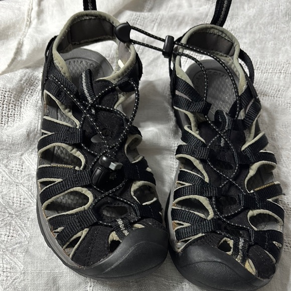 Keen Black and Gray Outdoor Sandals with Closed Toe - Picture 2 of 16